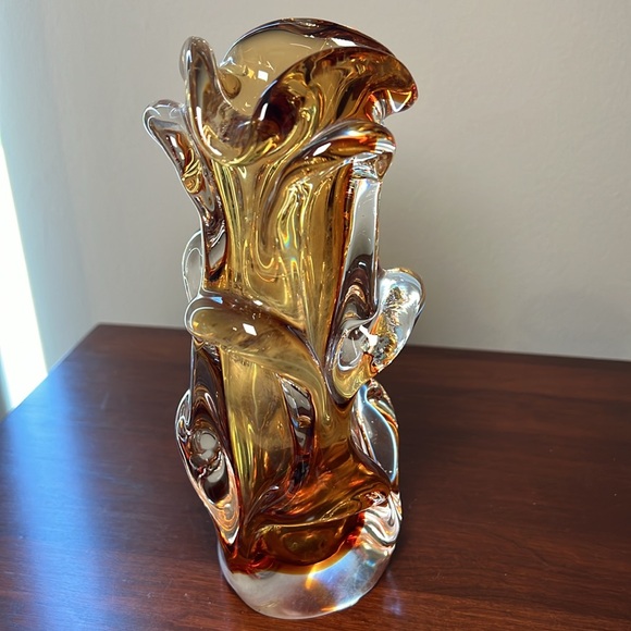 Vintage Czech Art Glass Vase by Jan Beranek for Skrdlovice - Picture 12 of 12
